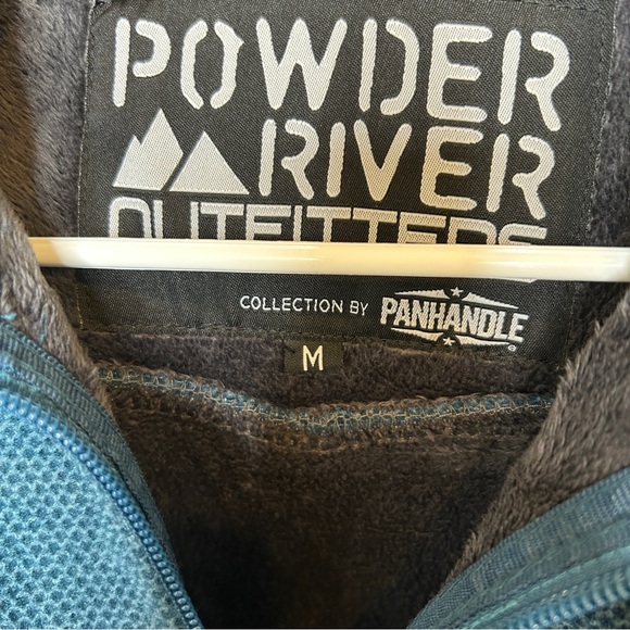 POWDER RIVER OUTFITTERS Women's Med Blue Western Outdoor Waffle Farm Jacket EUC! - Picture 3 of 10